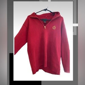 Lauren Ralph Lauren Red Vintage Sweater